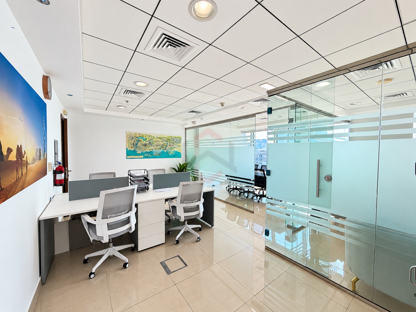 Furnished | Washroom includes | High floor — 4