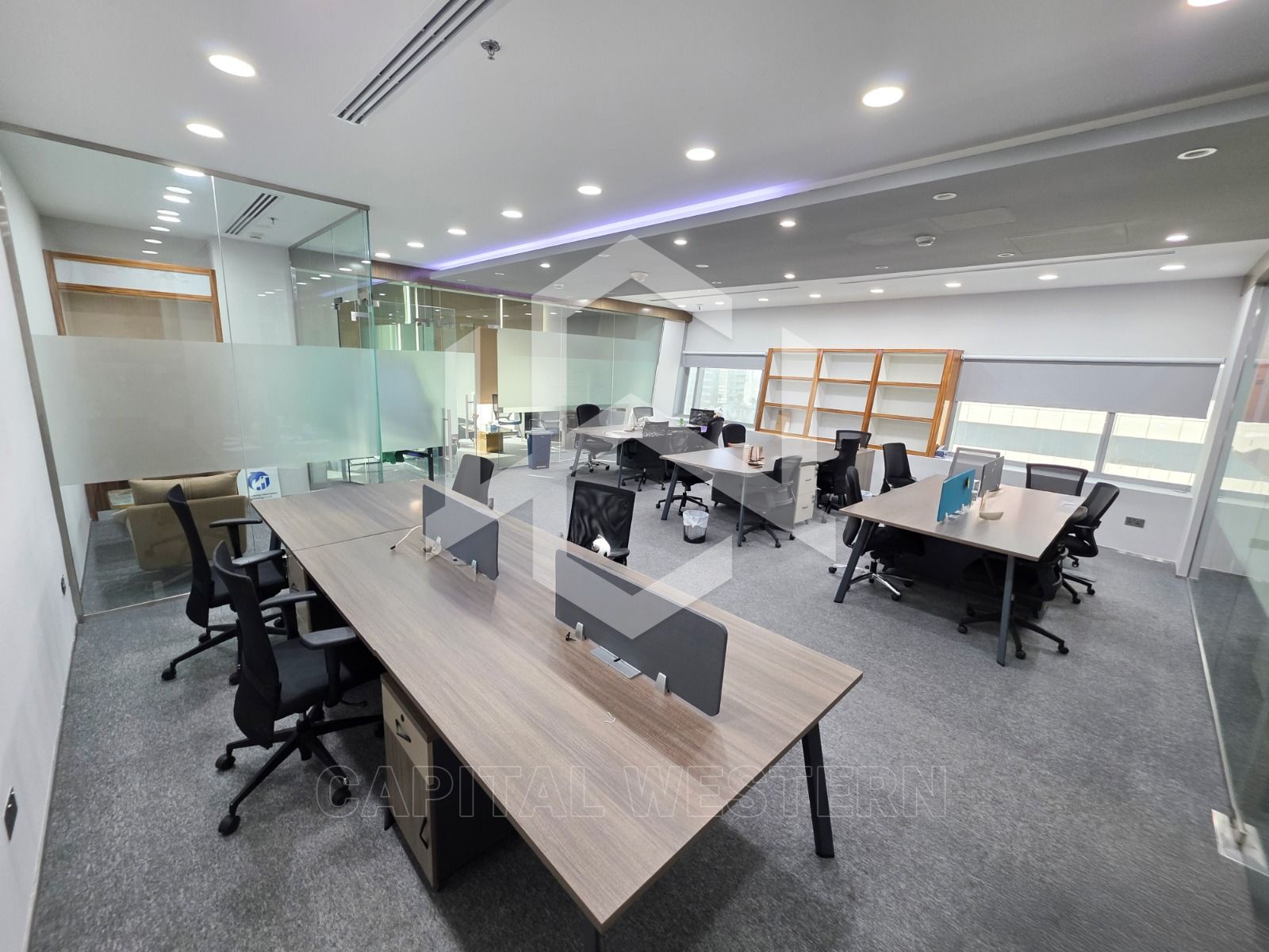 Furnished & Partitioned Office | 2 Parking Spaces — 3