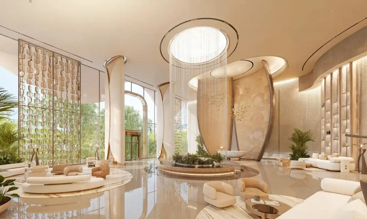 Breez by Danube waterfront tower overlooking the sea among luxury off plan properties in dubai