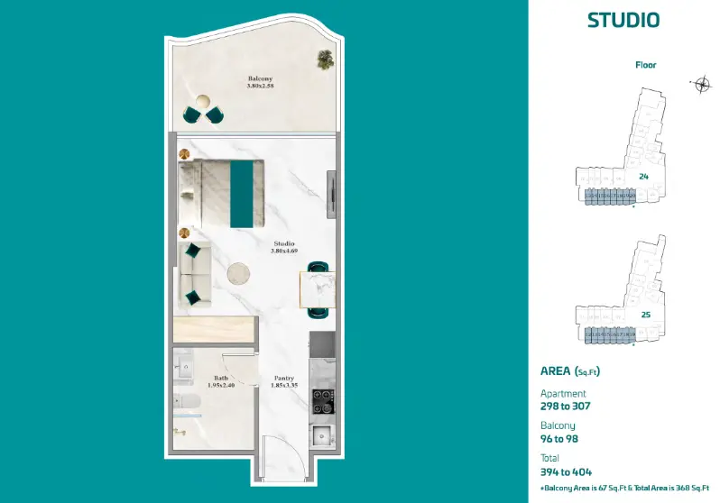 Breez by Danube Studio floor plan