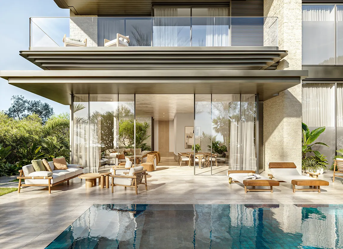 Solaya garden residence outdoor area