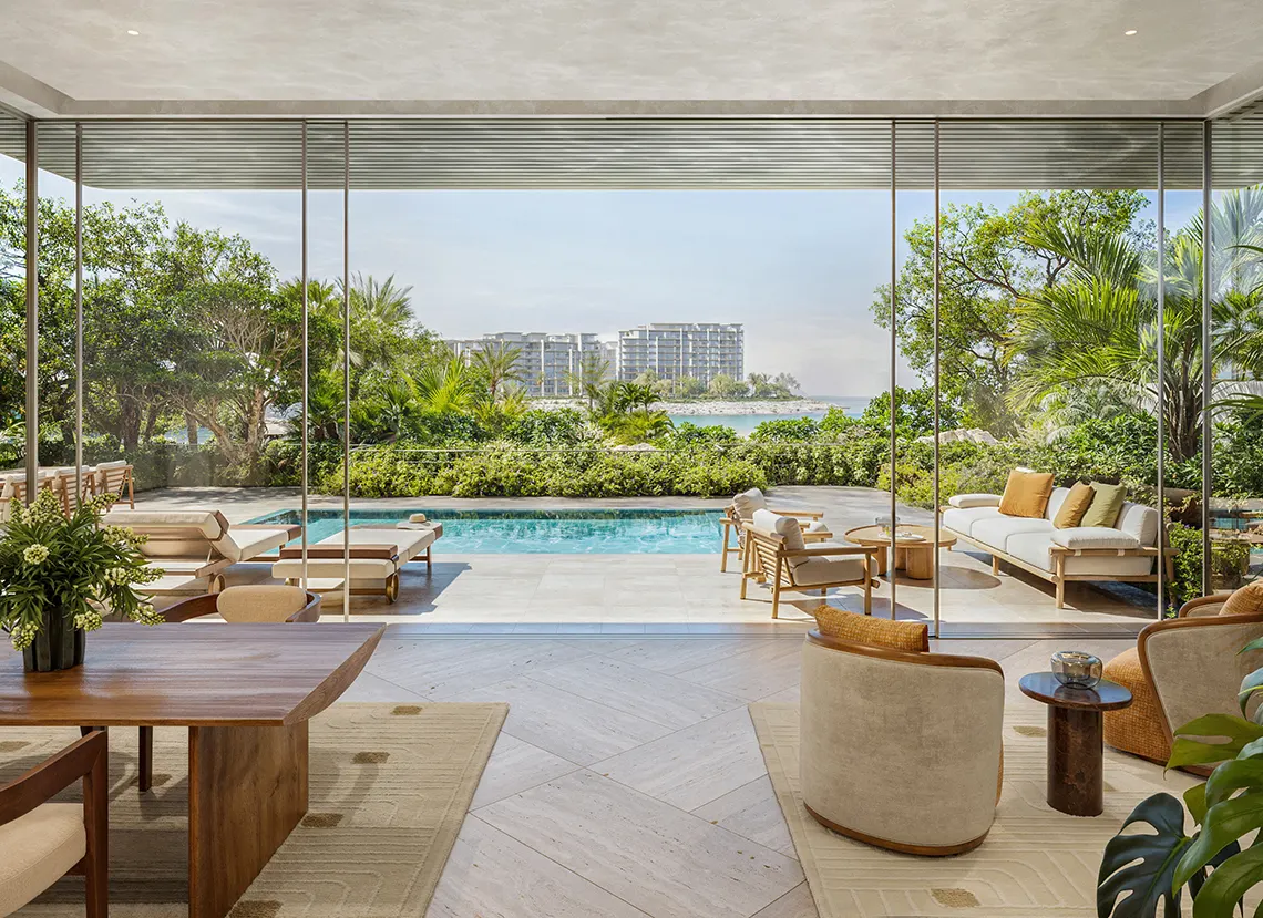 Solaya garden residence outdoor area
