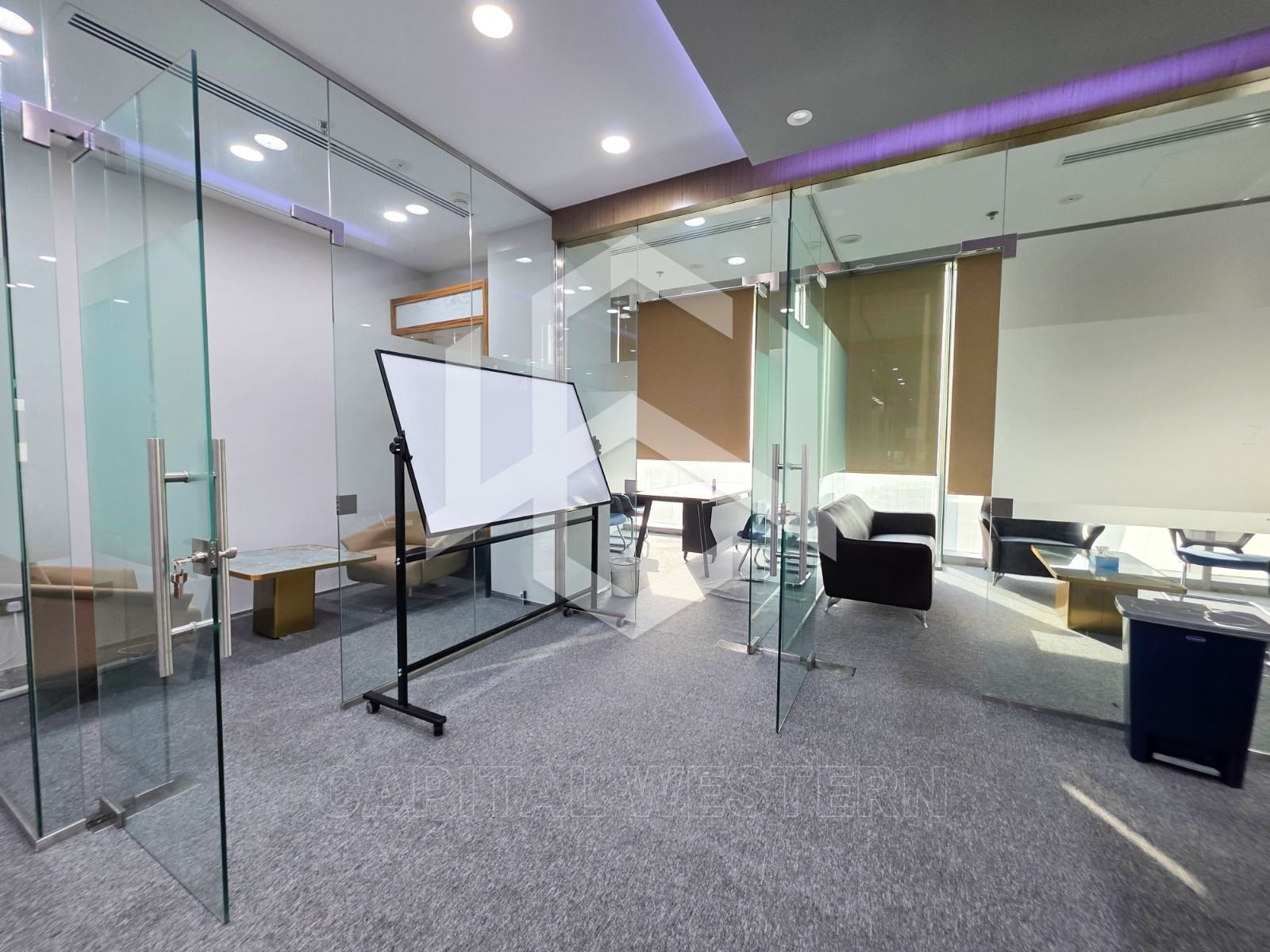 Furnished & Partitioned Office | 2 Parking Spaces — 2