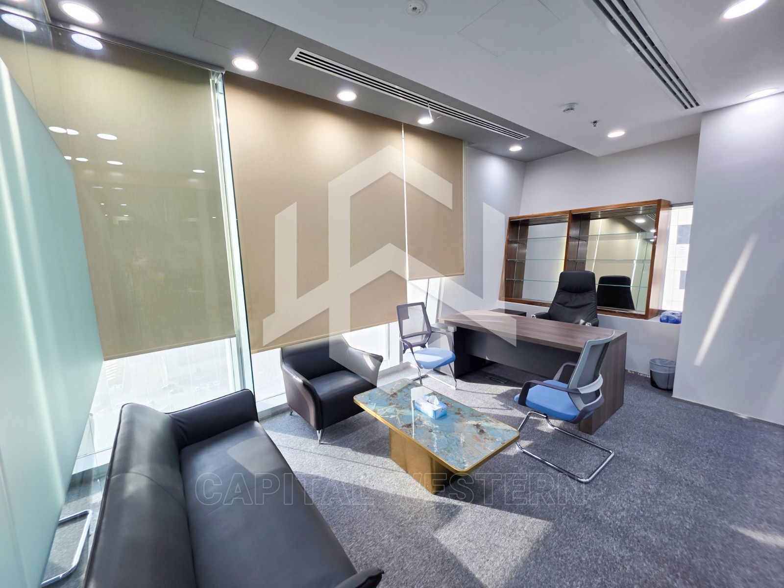 Furnished & Partitioned Office | 2 Parking Spaces — 4