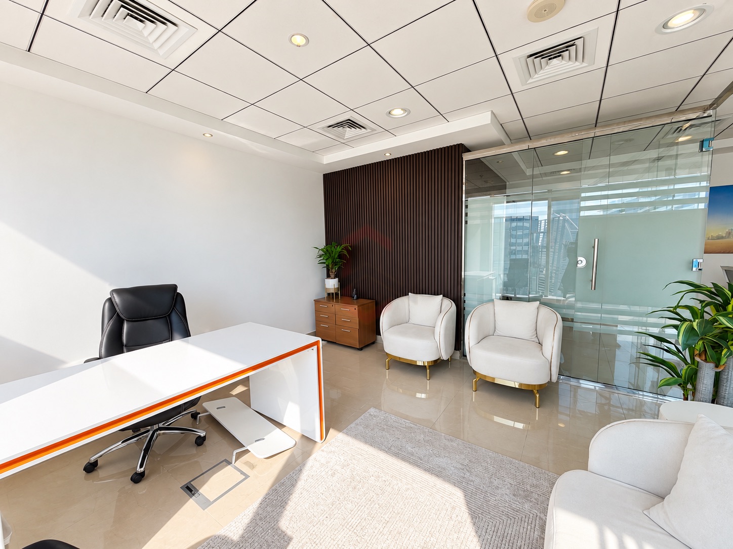 Furnished | Washroom includes | High floor — 3