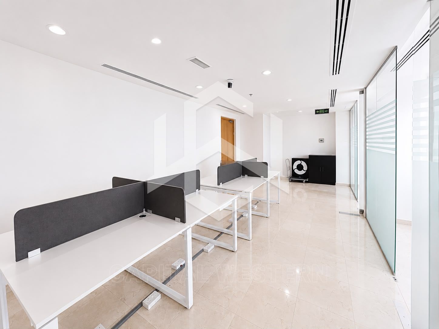 3 Partitioned Rooms + Hall | Open View | Ready — 3
