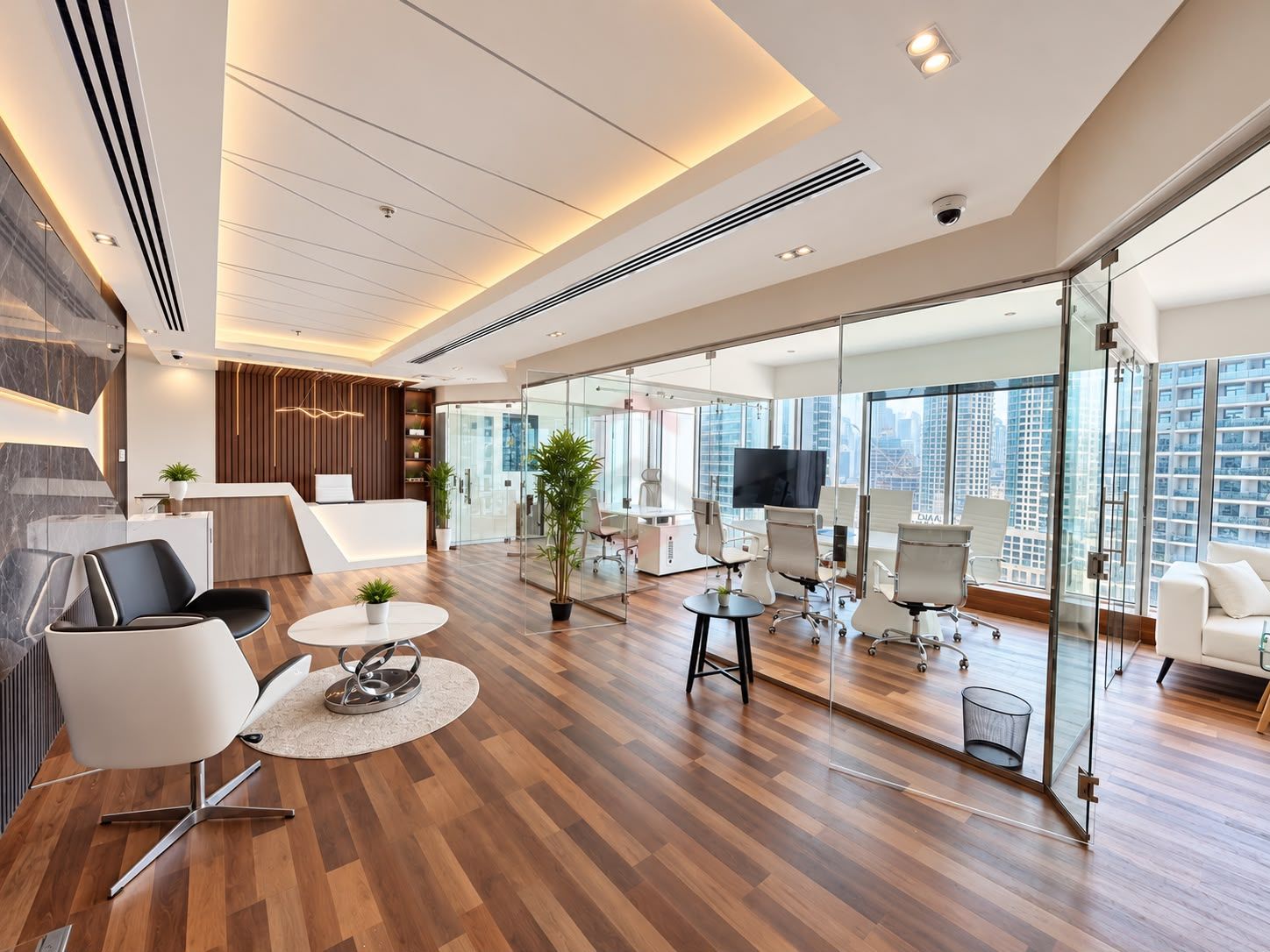 Furnished Office Space | Glass Partitioned | Ready — 3