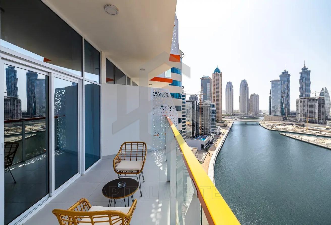 Canal View, Furnished Studio, Millennium Binghatti — 2