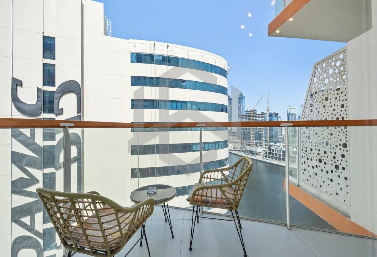 Spacious 1BR | Canal View | Fully Furnished — 2
