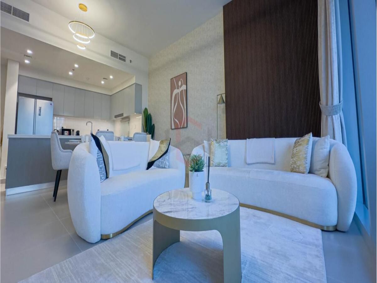 Furnished 3BR+Maid | Burj Khalifa View | Ready — 3