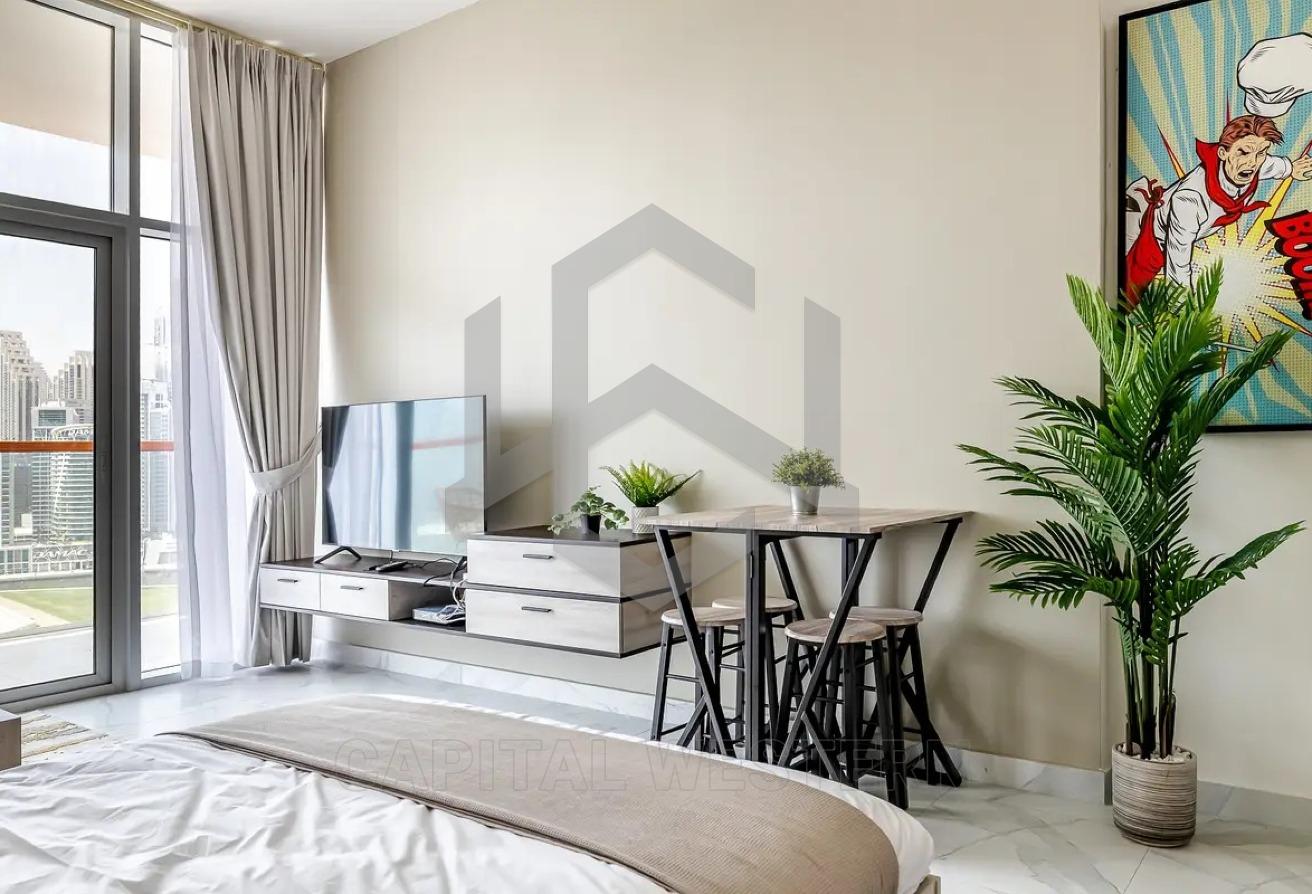 Canal View, Furnished Studio, Millennium Binghatti — 3