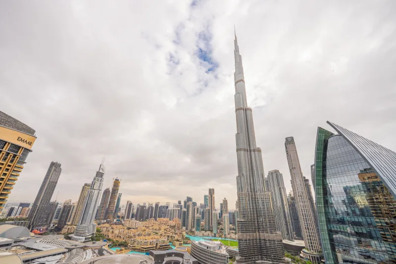 Burj Khalifa View, Two Balconies, Fully Furnished