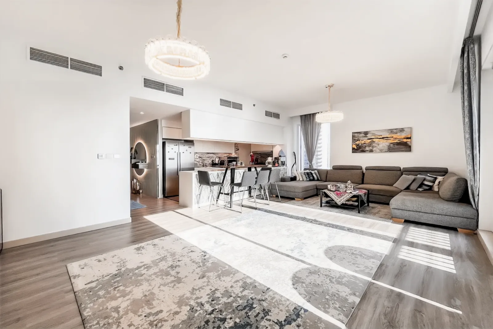 Fully Furnished 3 Bedroom + Maid | Creek View — 2