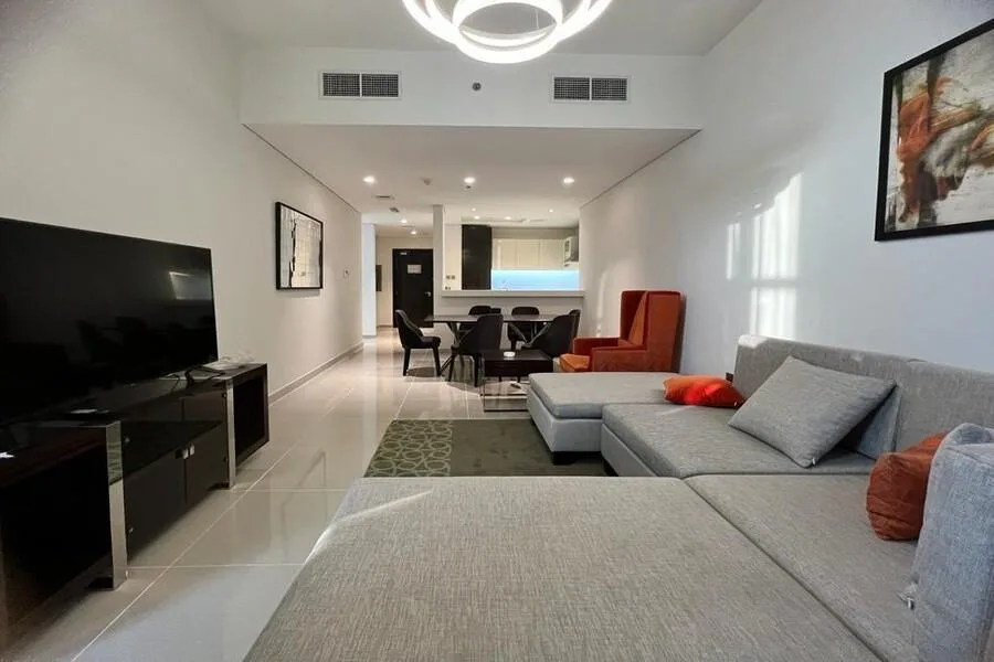 Furnished 2BR+Maid, Golf View, Ready by January — 3